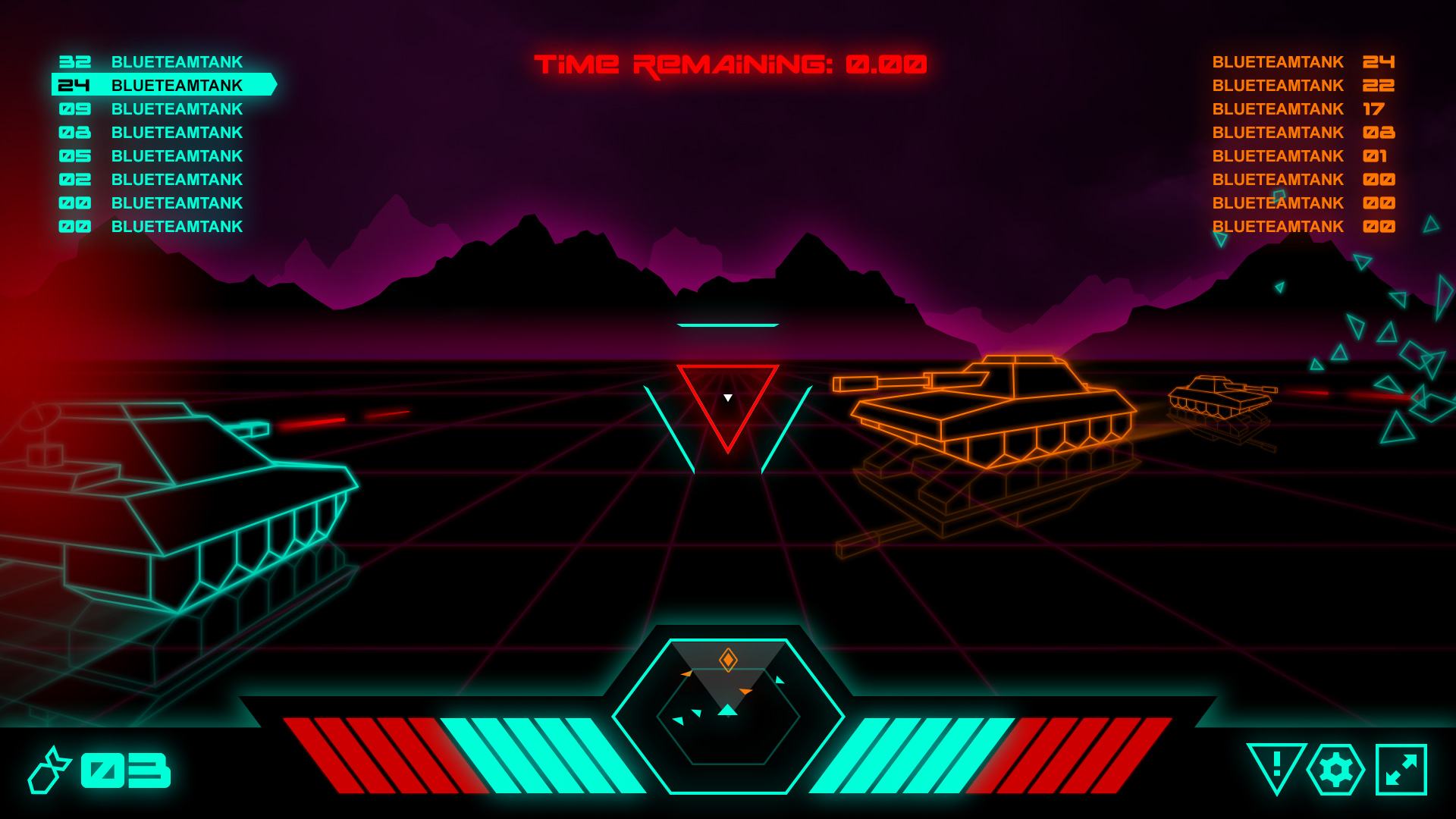 Nuke Zone web game combat HUD