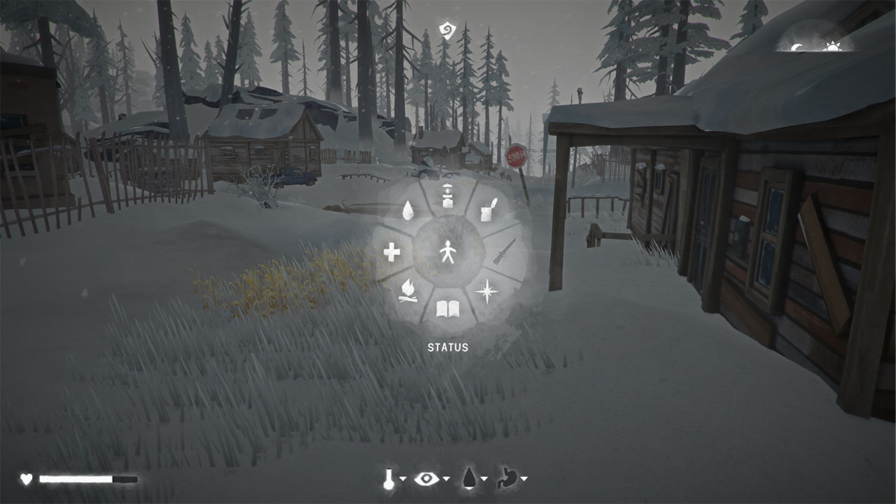 The Long Dark radial menu