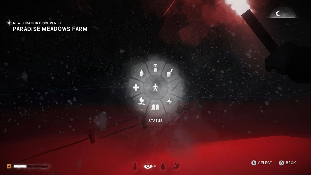 The Long Dark radial menu