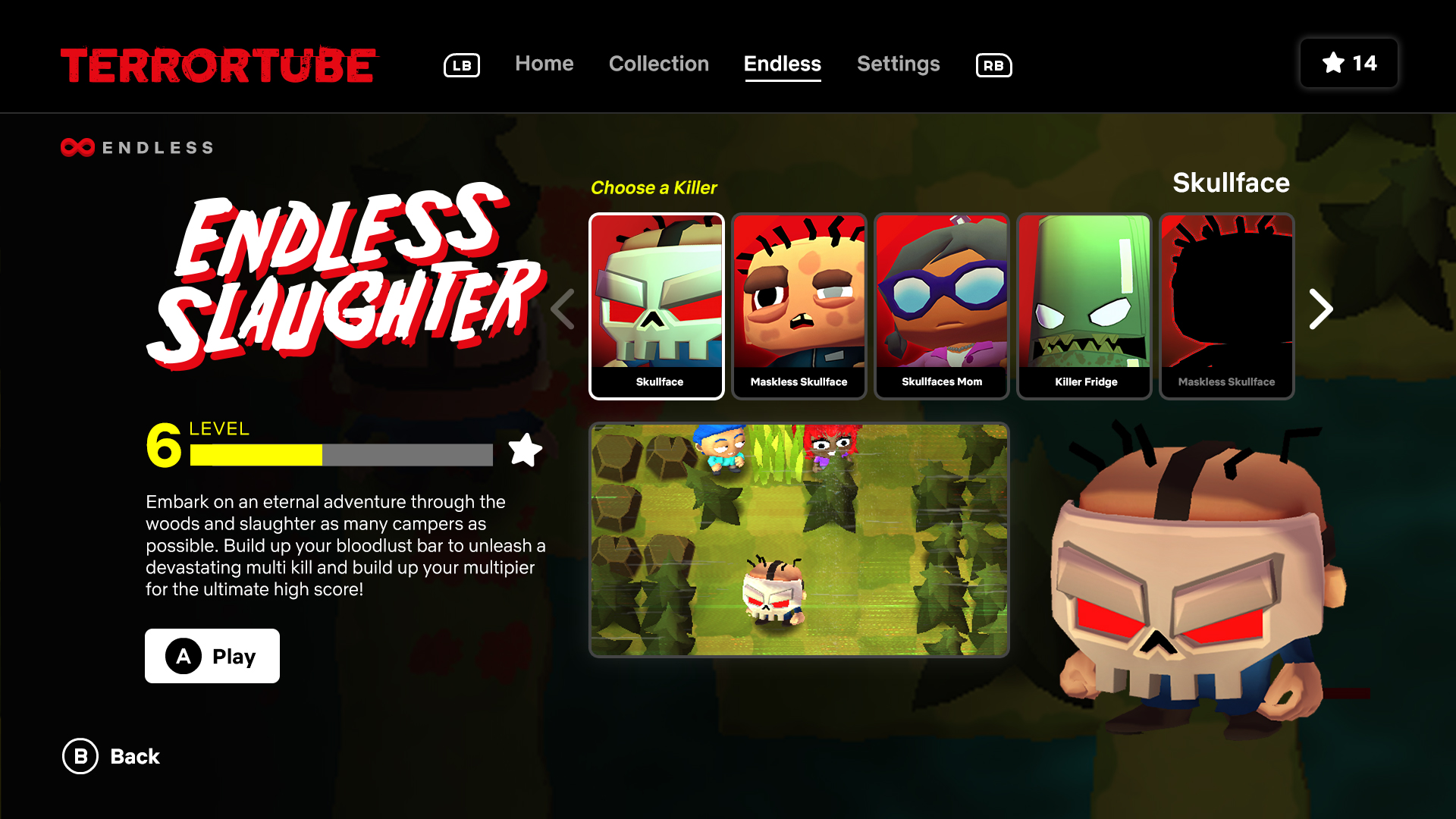 Slayaway Camp 2 Endless mode